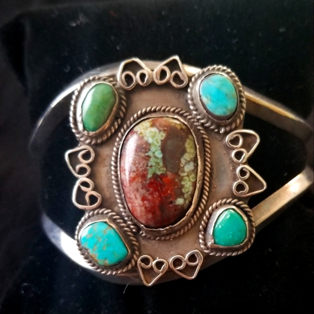 Vintage Large Sterling Silver Cuff